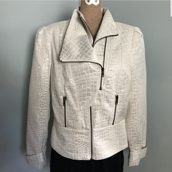 Worthington Jackets & Blazers - Metallic Moto Jacket